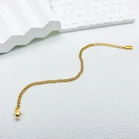 Simple Style Solid Color 316 Stainless Steel  Plating Unisex Bracelets main image 5