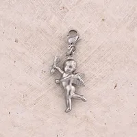 Casual Modern Style Heart Shape Rudder Anchor 304 Stainless Steel Handmade Polishing DIY Jewelry Accessories main image 4