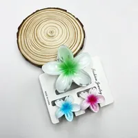 Women's Sweet Flower Plastic Resin Hair Claws sku image 25