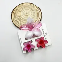 Women's Sweet Flower Plastic Resin Hair Claws sku image 18