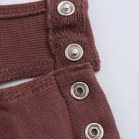 Women's Holiday Daily Selfie Sexy Solid Color Shorts Rompers main image 5