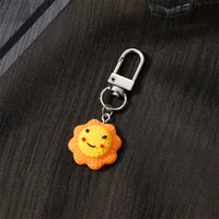 Cute Rainbow Star Moon Synthetic Resin Unisex Bag Pendant Keychain main image 3