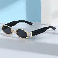 Vacation Simple Style Leopard Ac Oval Frame Full Frame Glasses main image 1