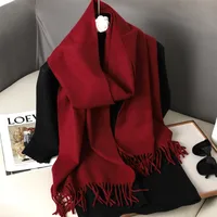 Women's Elegant Solid Color Imitation Cashmere Scarf main image 2