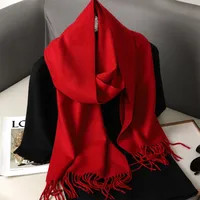 Women's Elegant Solid Color Imitation Cashmere Scarf main image 1