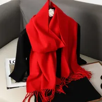 Women's Elegant Solid Color Imitation Cashmere Scarf main image 3