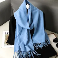 Women's Elegant Solid Color Imitation Cashmere Scarf main image 4
