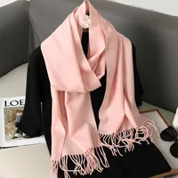 Women's Elegant Solid Color Imitation Cashmere Scarf sku image 6