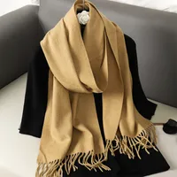 Women's Elegant Solid Color Imitation Cashmere Scarf sku image 12