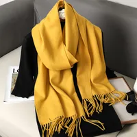 Women's Elegant Solid Color Imitation Cashmere Scarf sku image 14