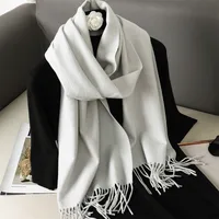 Women's Elegant Solid Color Imitation Cashmere Scarf sku image 24