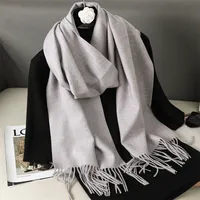 Women's Elegant Solid Color Imitation Cashmere Scarf sku image 25