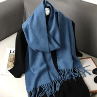 Women's Elegant Solid Color Imitation Cashmere Scarf sku image 29