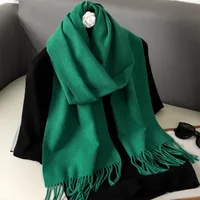 Women's Elegant Solid Color Imitation Cashmere Scarf sku image 30