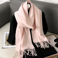 Women's Elegant Solid Color Imitation Cashmere Scarf sku image 38