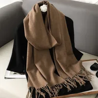 Women's Elegant Solid Color Imitation Cashmere Scarf sku image 37
