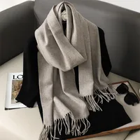 Women's Elegant Solid Color Imitation Cashmere Scarf sku image 41