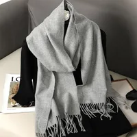 Women's Elegant Solid Color Imitation Cashmere Scarf sku image 42
