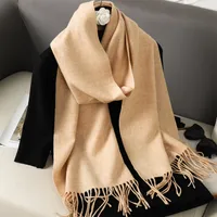 Women's Elegant Solid Color Imitation Cashmere Scarf sku image 44