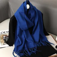 Women's Elegant Solid Color Imitation Cashmere Scarf sku image 45