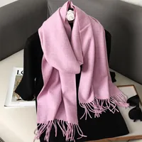 Women's Elegant Solid Color Imitation Cashmere Scarf sku image 49