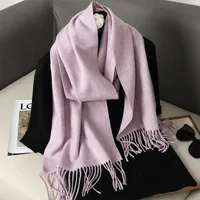 Women's Elegant Solid Color Imitation Cashmere Scarf sku image 50