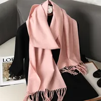 Women's Elegant Solid Color Imitation Cashmere Scarf sku image 51