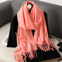 Women's Elegant Solid Color Imitation Cashmere Scarf sku image 52