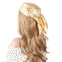 Women's Retro Letter Polyester Silk Scarf main image 1
