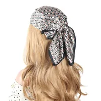 Women's Retro Letter Polyester Silk Scarf main image 3