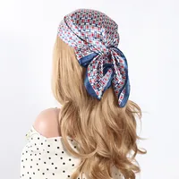 Women's Retro Letter Polyester Silk Scarf sku image 2