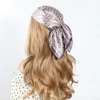 Women's Retro Letter Polyester Silk Scarf sku image 3