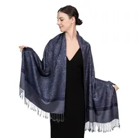 Women's Elegant Classic Style Solid Color Cotton Shawl main image 1