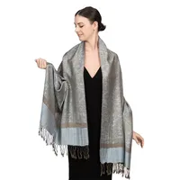 Women's Elegant Classic Style Solid Color Cotton Shawl main image 4