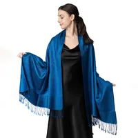 Women's Elegant Classic Style Solid Color Cotton Shawl sku image 9