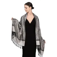 Women's Elegant Classic Style Solid Color Cotton Shawl sku image 11