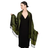 Women's Elegant Classic Style Solid Color Cotton Shawl sku image 13