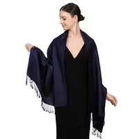 Women's Elegant Classic Style Solid Color Cotton Shawl sku image 18