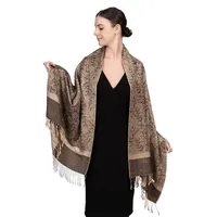 Women's Elegant Classic Style Solid Color Cotton Shawl sku image 19