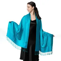 Women's Elegant Classic Style Solid Color Cotton Shawl sku image 28