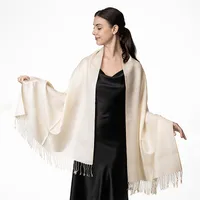 Women's Elegant Classic Style Solid Color Cotton Shawl sku image 30