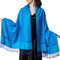 Women's Elegant Classic Style Solid Color Cotton Shawl sku image 40