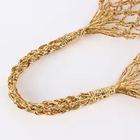 Women's Paper Solid Color Beach Streetwear Weave Square String Straw Bag main image 2