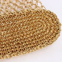 Women's Paper Solid Color Beach Streetwear Weave Square String Straw Bag main image 4