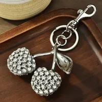 Modern Style Sweet Cherry Alloy Women's Bag Pendant Keychain sku image 1
