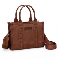 Women's Medium Pu Leather Cow Pattern Solid Color Streetwear Sewing Thread Square Zipper Handbag sku image 5
