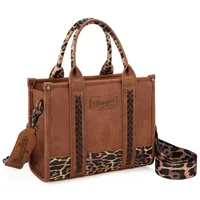 Women's Medium Pu Leather Cow Pattern Solid Color Streetwear Sewing Thread Square Zipper Handbag sku image 7