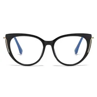 Modern Style Classic Style Geometric Pc Cat Eye Discoloration Full Frame Glasses main image 3