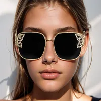 Elegant Hawaiian Vacation Butterfly Pc Square Full Frame Glasses main image 1