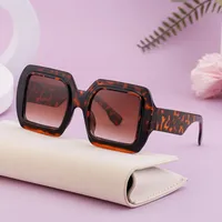 Vacation Modern Style Geometric Pc Square Full Frame Glasses main image 2